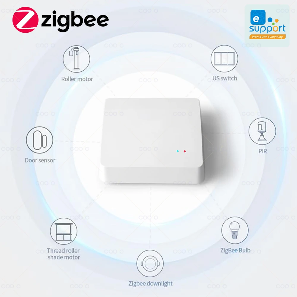 Zigbee 3.0 Gateway Hub Smart Home Wireless Bridge eWeLink App Fernbedienung Automatisierungsgerät Funktioniert mit Alexa Google Assistant Image