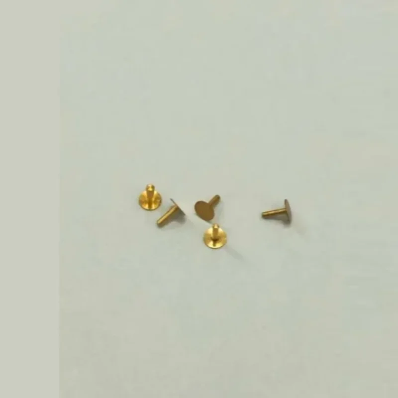 4 Stück Messing-Zifferblattfüße 0,64 mm 0,69 mm 0,74 mm 0,79 mm 0,94 mm Vorbau T2511 Image