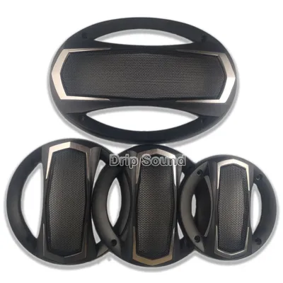 Für 4 "/5"/6 "/6" x 9 "Zoll Auto Audio Lautsprecher Umwandlung net Abdeckung Dekorative Kreis Metall Mesh Grille Image