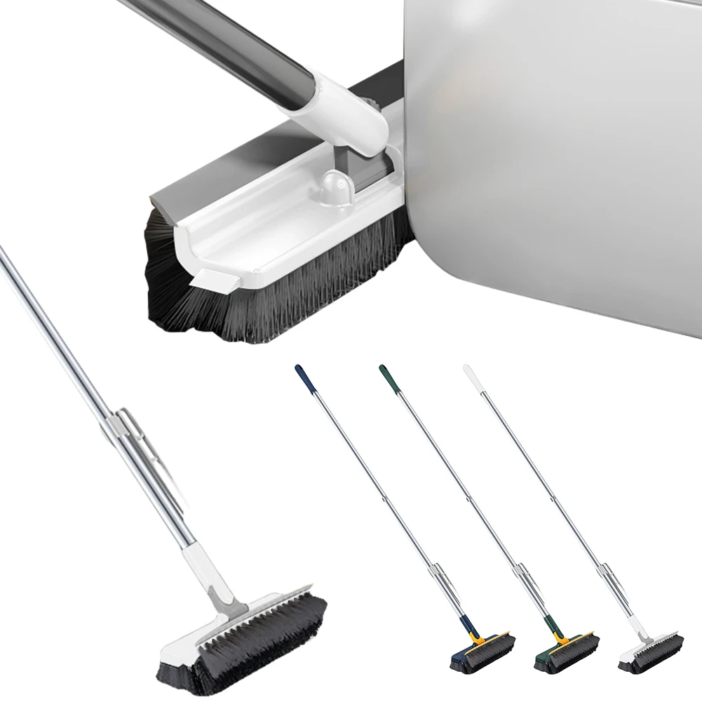 3 in 1 Boden bürsten wäscher 180 ° drehbarer Multifunktions-Kratz reinigungs bürste mit langem Griff Fliesen bürste für Badezimmer wannen fliesenboden