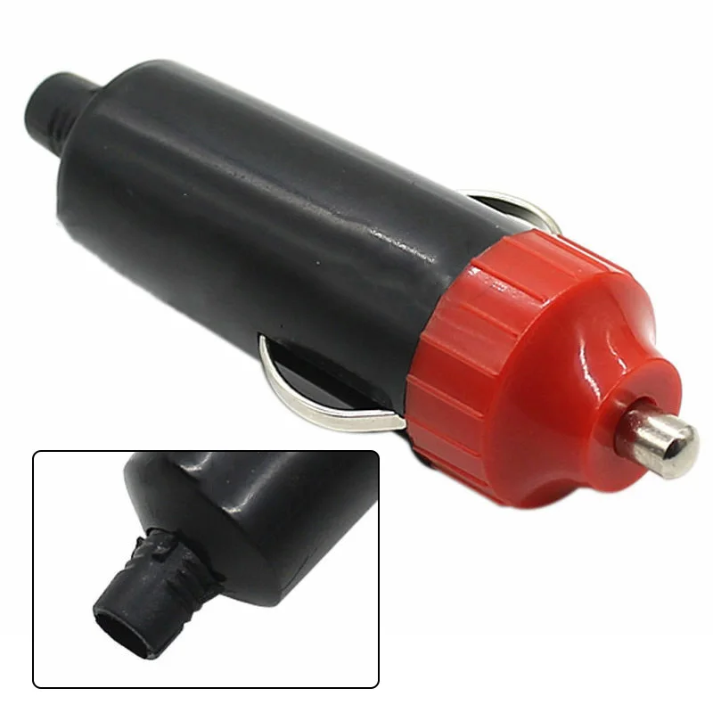 12V/24V Fitting Male - Auto-Steckdosenstecker - Adapter Power Zigarettenanzünder - Stecker Innenraum Autofeuerzeug - Adapterstecker Image