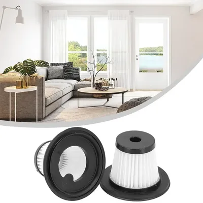 2 Stück waschbarer wiederverwendbarer Filter für St-6101 6101 Akku-Staubsauger Ersatzteile Image
