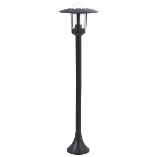 Pollerleuchte Schwarz aus Aluminium 98 cm Außenbeleuchtung Gartenbeleuchtung Wegeleuchte Outdoor Modernes Design für Garten