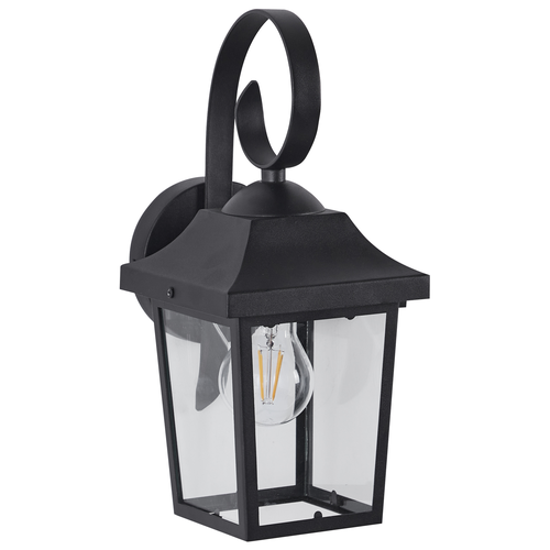 Außenwandleuchte Schwarz aus Metall Außenbeleuchtung Gartenbeleuchtung Wandlampe Outdoor Modernes Design für Garten