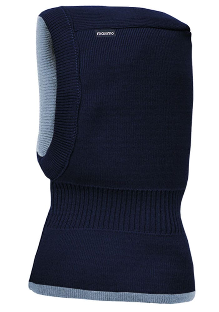 Wendemütze MAXIMO, Baby, Gr. 57, blau, Strick, Wolle, mehrfarbig, Mützen, reine Merinowolle, reversible, doppelt gestrickt, Ausgenähtes Halsteil Image
