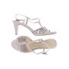 Marco Tozzi Damen Sandale, Gr. 42, beige, Kunstleder