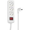 Hama - 00030382 1.4m power extension - Power Extensions (White, 1.4 m)