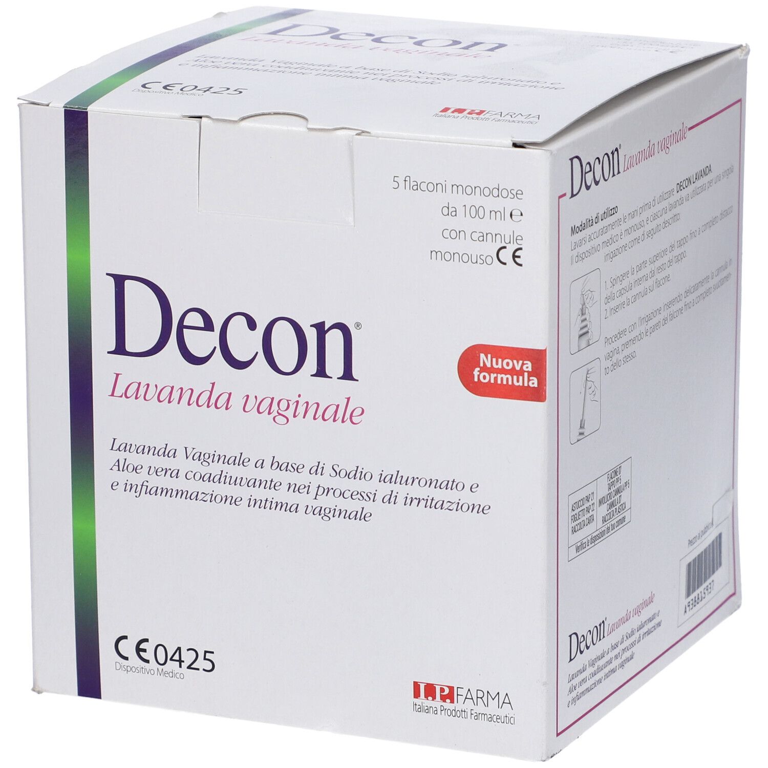 Decon Lavanda Vaginale 5 Flaconi Da 100 Ml 5x100 ml Doccia vaginale