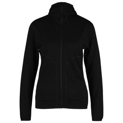 Icebreaker - Women's 560 RealFleece Elemental II L/S Zip Hoodie - Merinohoodie Gr XL schwarz Image