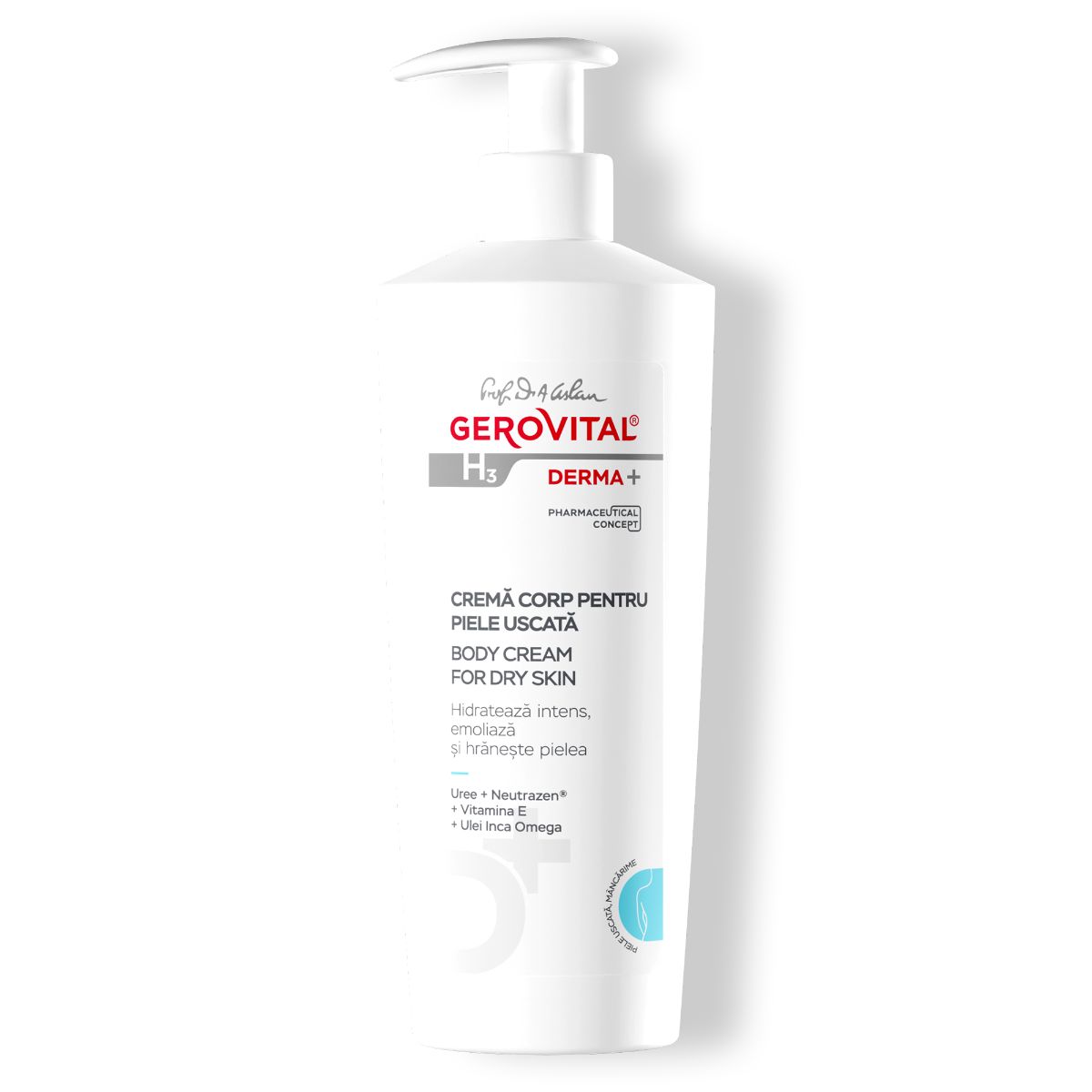 Gerovital H3 Derma+ Crema Corpo con Burro di Karité per Pelle Secca, 5