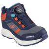 Winterboots SKECHERS "ADVENTURE BLITZ - ARCTIC BRISK", Kinder, Gr. 30, blau (navy orange), Lederimitat, Textil, sportlich, Schuhe, Winterschuh, Boots, Sneaker mit wasserabweisender TEX-Membrane