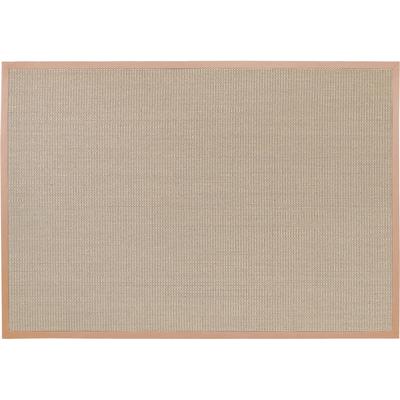 Sisalteppich DEKOWE "Brasil", beige (natur), B:67cm H:6mm L:133cm, Sisal, Teppiche, Flachgewebe, Obermaterial: 100% Sisal, mit Bordüre, Wohnzimmer Image
