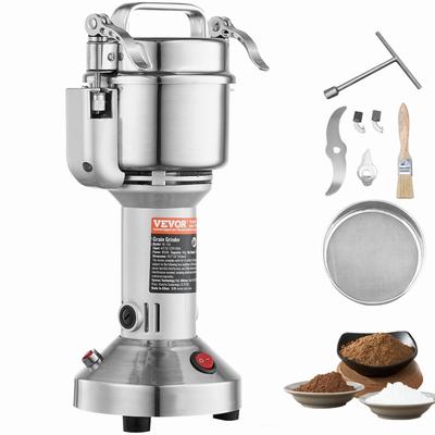 Electric Grain Mill Grinder, High Speed Commercial Spice Grinders, for Dry Grains Spices Cereals Coffee Corn Pepper