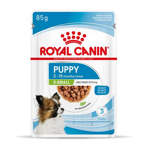 12x85g Royal Canin X-Small Puppy Hundefutter nass