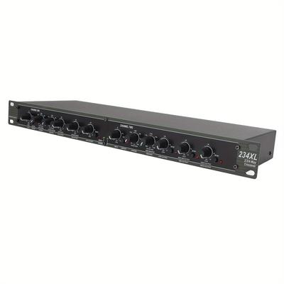 TEMU Black 234xl Crossover Professional Stereo 2/ 3 Mono 4-way Crossover For Outdoor Stage Performance