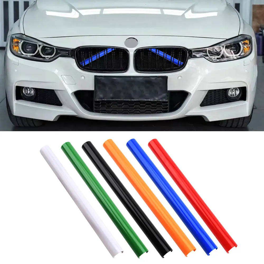 M Power griglia anteriore strisce di rivestimento per BMW F48 F49 E84 F39 F25 F26 G01 G02 F15 E70 G05 F16 E71 E72 G07 Z4 E89 X1 X2 X3 X4 X5 X6 X7