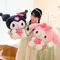 25/30/35cm Sanrio fragola Kuromi cuscino peluche ragazze morbido peluche giocattoli fragola melodia