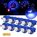 10Pcs luci per auto 5050 Gauge LED indicatore lampadine cruscotto lato interno luci cruscotto T5