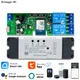 Alexa Smart Switch Tuya Smart Home 2 canali Wifi Switch 220V 7-32V 85-250V 10A RF433 Relè modulo impulsi remoto 2CH