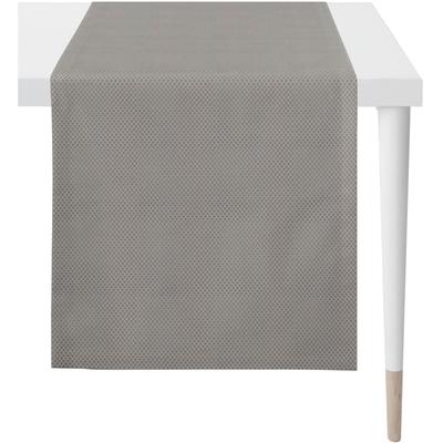 Tischläufer APELT "Miles", grau, B:42cm L:150cm, Polyester, Tischdecken Image