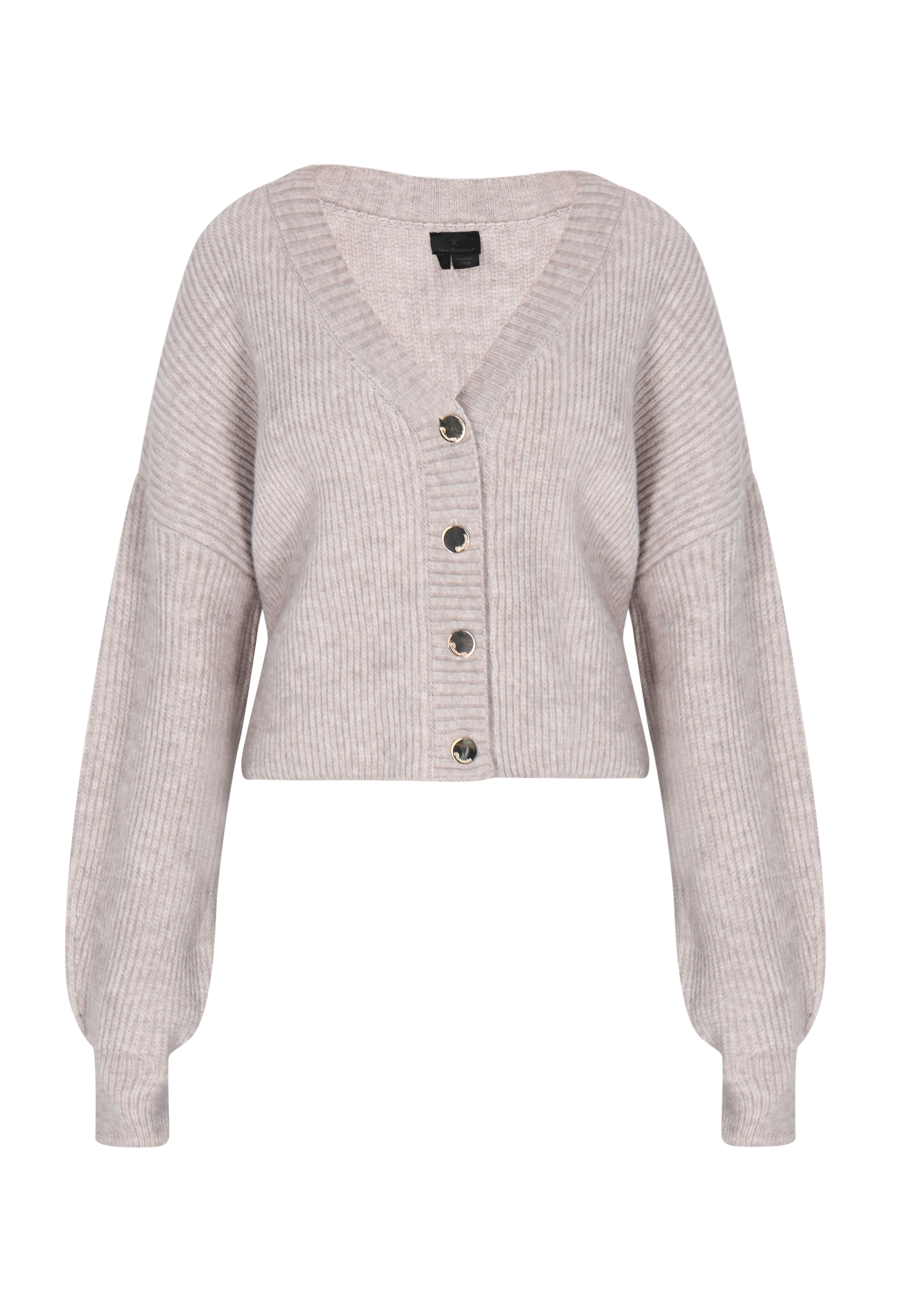 Dreimaster Cardigan Damen Grau Melange Image
