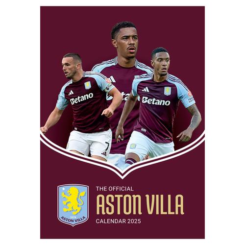 Offizieller Aston Villa-Kalender 2025, A3