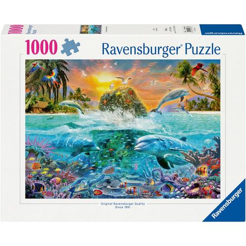 Puzzle RAVENSBURGER ""Die Unterwasserinsel"" Puzzles bunt Kinder Made in Germany; FSC - schützt Wald weltweit