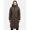 Steppjacke KHUJO "Imes-YM", Damen, Gr. M (38), grün, Material: 100% Polyester, Futter: 100% Nylon, Wattierung: 100% Polyester, Beschichtung: Polyurethan, casual, tailliert kniebedeckend, Langarm Ärmel ohne Ärmelschlitz elastischer Bund, Jacken,...