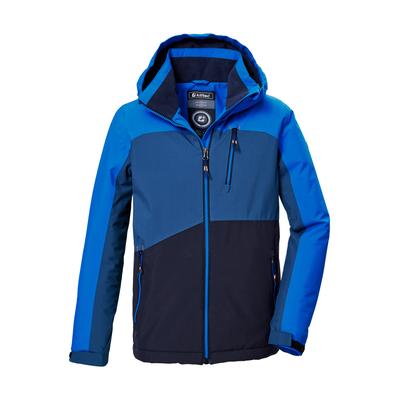 Funktionsjacke KILLTEC "KOW 370 BYS JCKT", Kinder, Gr. 176, blau, Oberstoff: 100% Polyester, Futter: 100% Polyester, Wattierung: 100% Polyester, sportlich, Jacken, Wasserdichte Jungenjacke mit 10.000 mm Wassersäule und Fleece Image