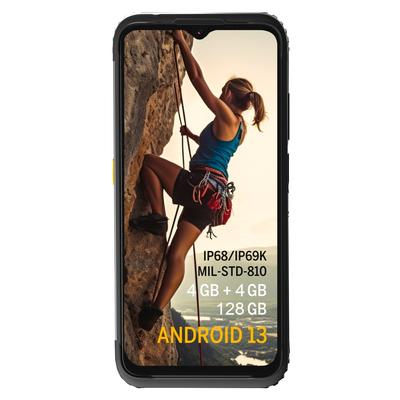 AGM BY BEAFON Smartphone "H6 L Rugged", schwarz, 128 GB, Mobiltelefone, IP68/IP69K/MIL-STD-810H - zertifiziert