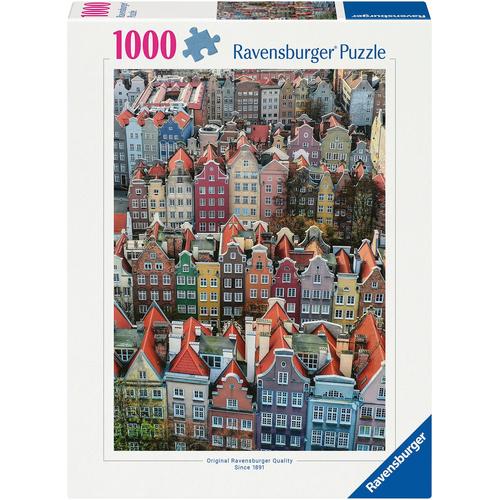 Puzzle RAVENSBURGER ""Danzig in Polen"" Puzzles bunt Kinder Made in Germany; FSC - schützt Wald weltweit