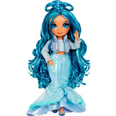 Anziehpuppe RAINBOW HIGH "Winter Wonderland Doll - Skyler (Blue)" Puppen blau Kinder