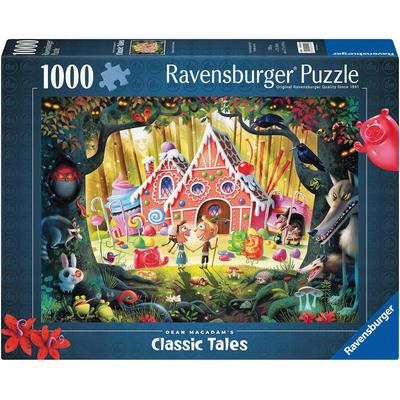 Puzzle RAVENSBURGER "Dean Mac Adam's Classic Tales, Hänsel und Gretel" Puzzles bunt Kinder Made in Germany; FSC - schützt Wald weltweit