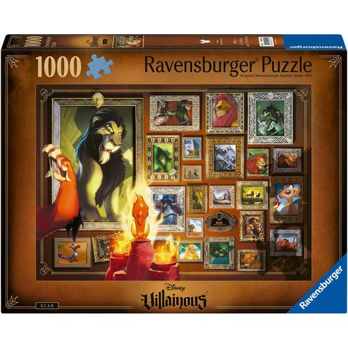 Puzzle RAVENSBURGER ""Disney Villainous, Scar"" Puzzles bunt Kinder Made in Germany; FSC - schützt Wald weltweit