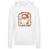 Kapuzenpullover F4NT4STIC "Stay Merry And Bright Hippie Santa", Damen, Gr. M, weiß, Obermaterial: 65% Baumwolle, 35% Polyester, casual, relaxed fit, Langarm, Pullover, Premium Qualität