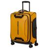 Weichgepäck-Trolley SAMSONITE "ECODIVER, verschiedene Größen und Farben", Gr. B/H/T: 40cm x 55cm x 23cm 50 l, gelb, Nylon, Polyester, Basic, Koffer, Koffer Reisegepäck Weichgepäck-Koffer Fronttasche