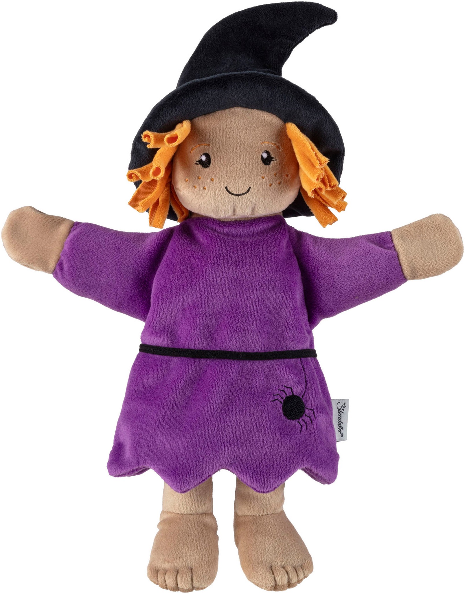 Handpuppe STERNTALER "Hexe", lila (violett), Puppen, Kinder, Baumwolle, Polyester