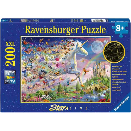 Puzzle RAVENSBURGER ""Star Line, Leuchtendes Schmetterlingseinhorn"" Puzzles bunt Kinder Made in Germany; FSC - schützt Wald weltweit