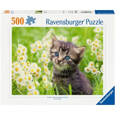 Puzzle RAVENSBURGER "Kätzchen in der Wiese" Puzzles bunt Kinder Made in Germany; FSC - schützt Wald weltweit