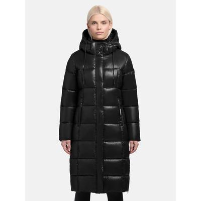 Steppmantel KHUJO "Shane2-YM", Damen, Gr. L (40), schwarz, Obermaterial: 100% Nylon, Innenfutter: 100% Nylon, Wattierung: 100% Polyester, modisch, tailliert ca. Mitte Oberschenkel, hoch geschlossener Ausschnitt, Langarm Ärmel ohne Ärmelschlitz... Image