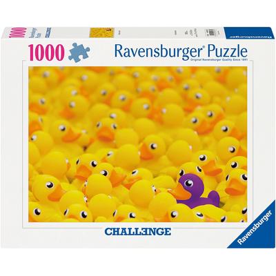 Puzzle RAVENSBURGER "Challenge, Quietscheenten" Puzzles bunt Kinder Made in Germany; FSC - schützt Wald weltweit