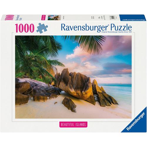 Puzzle RAVENSBURGER ""Beautiful Islands, Seychellen"" Puzzles bunt Kinder Made in Germany; FSC - schützt Wald weltweit