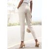 Jogger Pants VIVANCE, Damen, Gr. 34, N-Gr, beige (beige, rosa kariert), Stoff, Obermaterial: 79% Polyester, 19% Viskose, 2% Elasthan, kariert, casual, figurumspielend knöchelfrei, Hosen, mit Karomuster, Schlupfhose, enge Passform, casual-chic
