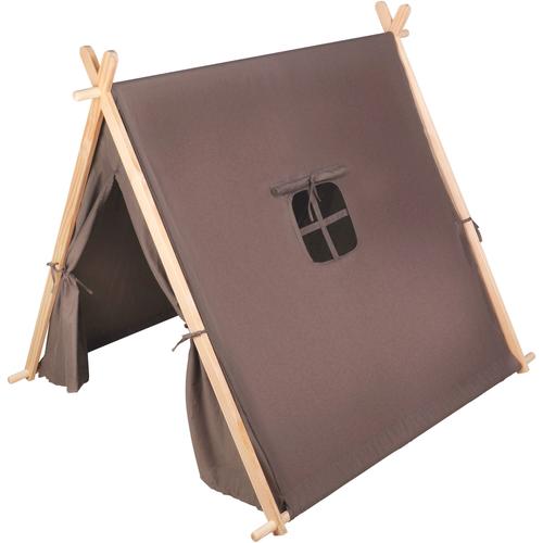 Spielzelt SMALL FOOT ""taupe"" Spielzelte grau (taupe) Kinder