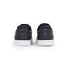 Plateausneaker TOMMY HILFIGER "ICON COURT LTH FLAG ESS", Herren, Gr. 47, blau (dunkelblau), Leder, Lederimitat, sportlich, Schuhe, Freizeitschuh, Halbschuh, Schnürschuh mit kleiner Logoflagge