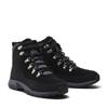 Winterboots TIMBERLAND "MT. MADDSEN MID WARM LINED WATERPROOF SNOW BOOT", Damen, Gr. 37,5, schwarz (jet schwarz), Leder, sportlich, Schuhe, Snowboots, Winterstiefel, Winterschuhe, wasserdicht und gefüttert