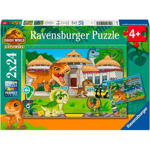 Puzzle RAVENSBURGER ""Leben in der Wildnis"" Puzzles bunt Kinder 2x24 Teile; Made in Europe, FSC - schützt Wald weltweit