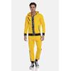 Trainingsanzug CIPO & BAXX "Trainingsanzug", Herren, Gr. XL, gelb, 72% Baumwolle;22% Polyester;6% Elasthan, unifarben, casual, regular fit, Sportanzüge, mit kontrastierenden Bündchen, CLR131