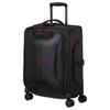 Weichgepäck-Trolley SAMSONITE "ECODIVER, verschiedene Größen und Farben", Gr. B/H/T: 40cm x 55cm x 23cm 50 l, schwarz, Nylon, Polyester, Basic, Koffer, Koffer Reisegepäck Weichgepäck-Koffer Fronttasche