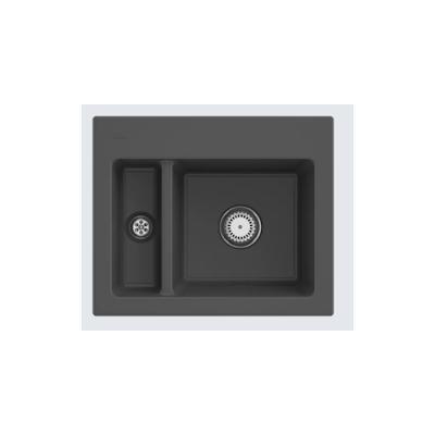 Villeroy & Boch Villeroy&Boch Spülbecken, Küchenspüle Subway 60 XM Graphite 620x510mm, Unterschrankbreite 60cm Image